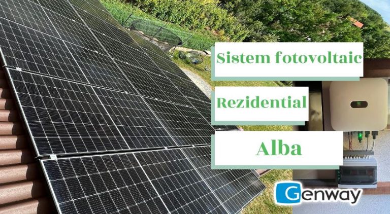 Genway panouri fotovoltaice rezidential Alba 10kw
