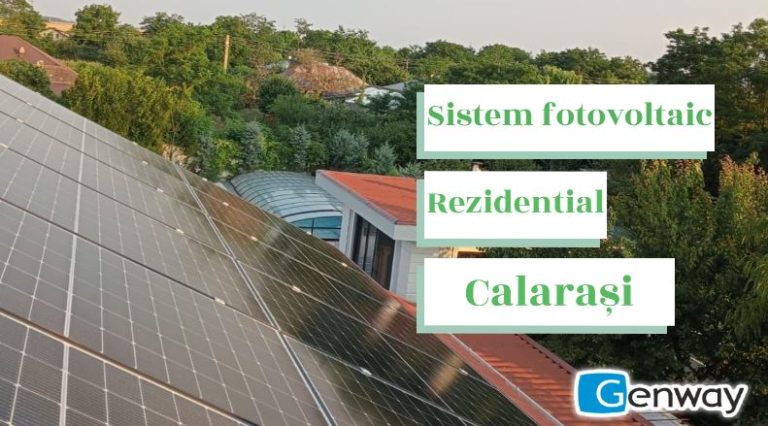 Genway panouri fotovoltaice rezidential Calarasi 32kw