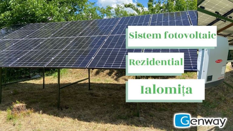 Genway panouri fotovoltaice rezidential pe sol Ialomita 10kw