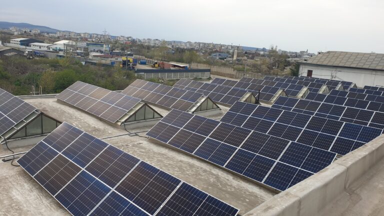 Montaj panouri fotovoltaice industriale bacau 100kw