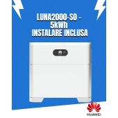 Acumulator cu instalare - Pachet Promo Huawei LUNA2000-S0 - 5kWh - compus din 1 modul BMS Huawei LUNA2000-5KW-C0 + 1 modul acumulator Huawei LUNA2000-5-E0+cablu