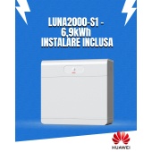 Acumulator cu instalare - Pachet Promo Huawei LUNA2000-S1 - 6,9kWh - compus din 1 modul BMS LUNA2000-10KW-C1 + 1 modul acumulator Huawei LUNA2000-7-E1+cablu