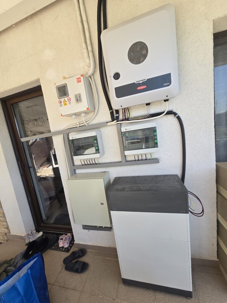Sistem Fronius cu baterie BYD instalat de Genway