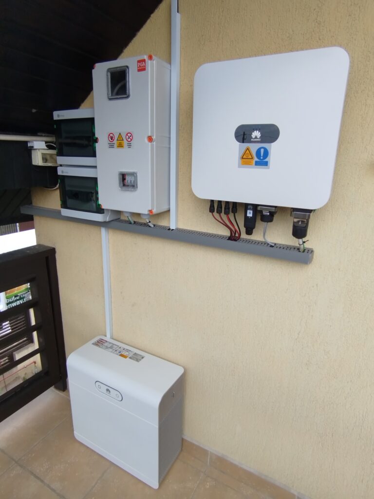 Sistem Huawei cu baterie pentru Casa Verde 2026, montat de Genway